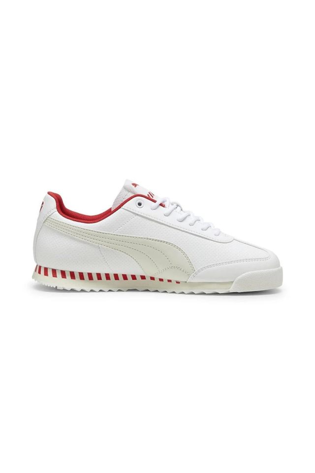Puma Ferrari Roma Via Puma-White Vapor-Gray Erkek Günlük Ayakkabı Beyaz 30806702