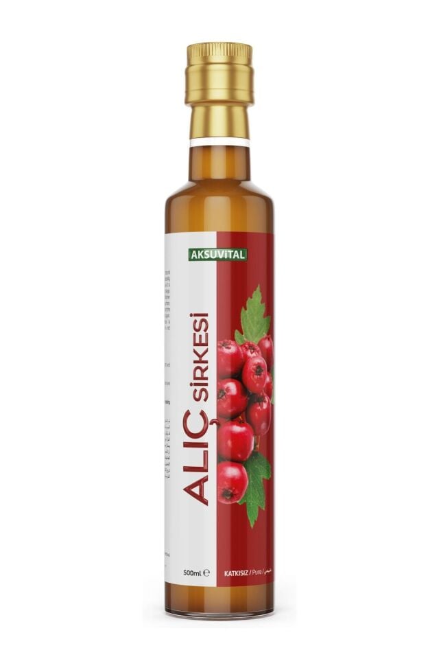 AksuVital Katkısız Alıç Sirkesi 500 ml