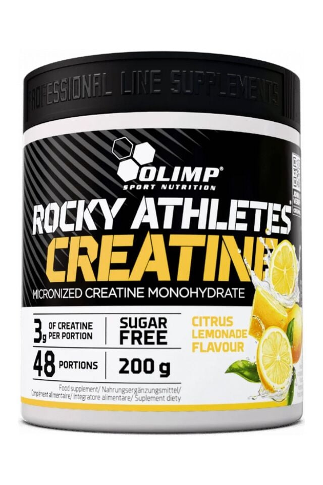 Olimp Rocky Athletes Creatine Citrus Limon 200g 48 Servis