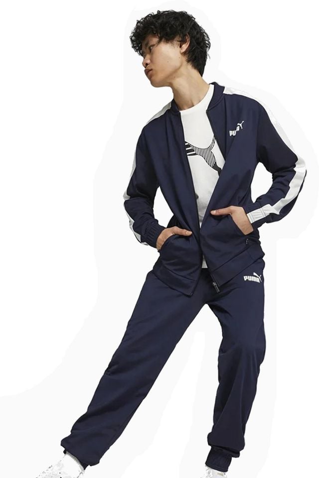 Puma Baseball Tricot Suit Puma-Navy Erkek Spor Eşofman Takımı Lacivert 67742806