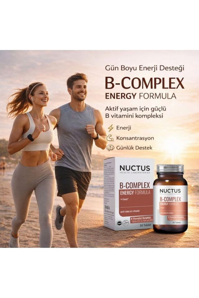 Nuctus B-Complex B Vitaminleri Kompleksi 30 Tablet