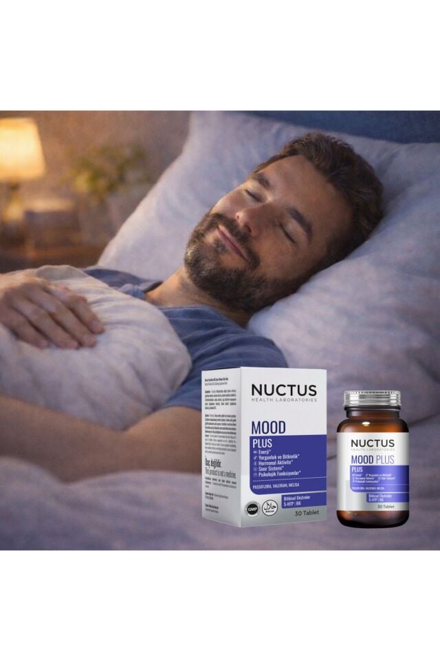 Nuctus Mood Plus Bitkisel Ekstreler B6 5-HTP 30 Tablet