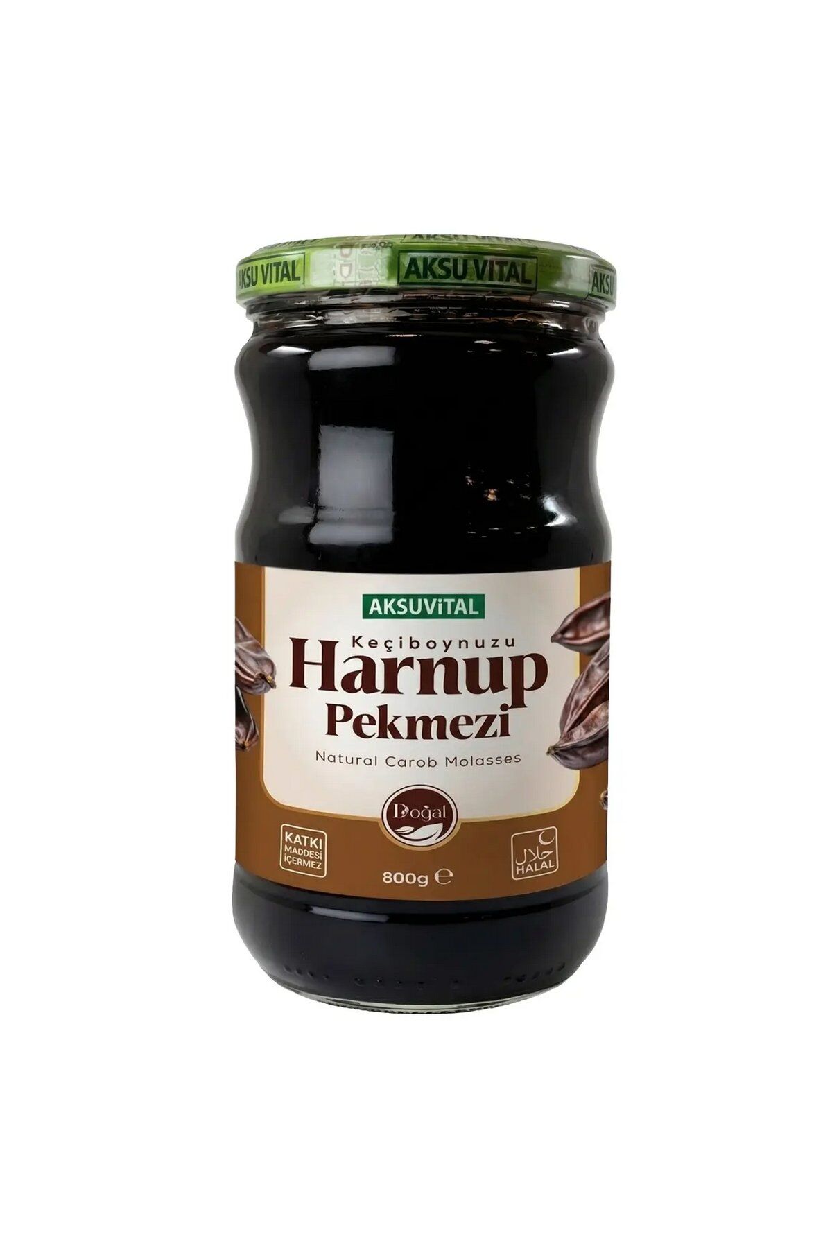 AksuVital Doğal Harnup (Keçiboynuzu) Pekmezi 800g