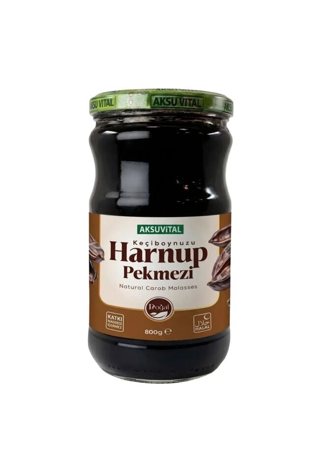 AksuVital Doğal Harnup (Keçiboynuzu) Pekmezi 800g