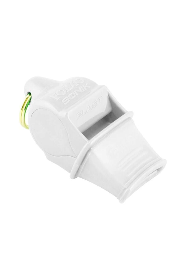 FOX40 9203-0708 Sonik Blast Safety Cmg 120 db İpli Düdük Beyaz