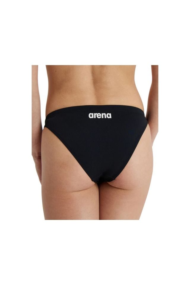 Arena Women's Team Swim Bottom Solid Bikini Alt Si̇yah 004769550