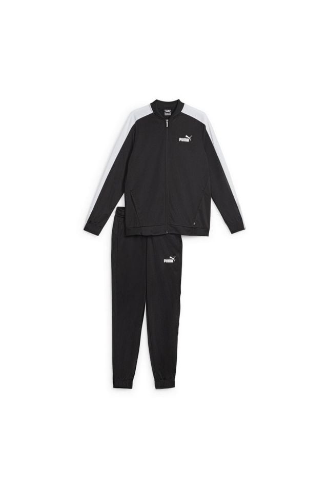 Puma Baseball Tricot Suit Puma-Black Erkek Spor Eşofman Takımı Siyah 67742801