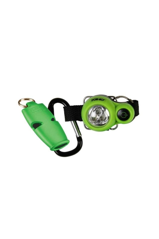 FOX40 7918-1200 XP Led Light + Micro 110 db Düdük Neon Yeşil