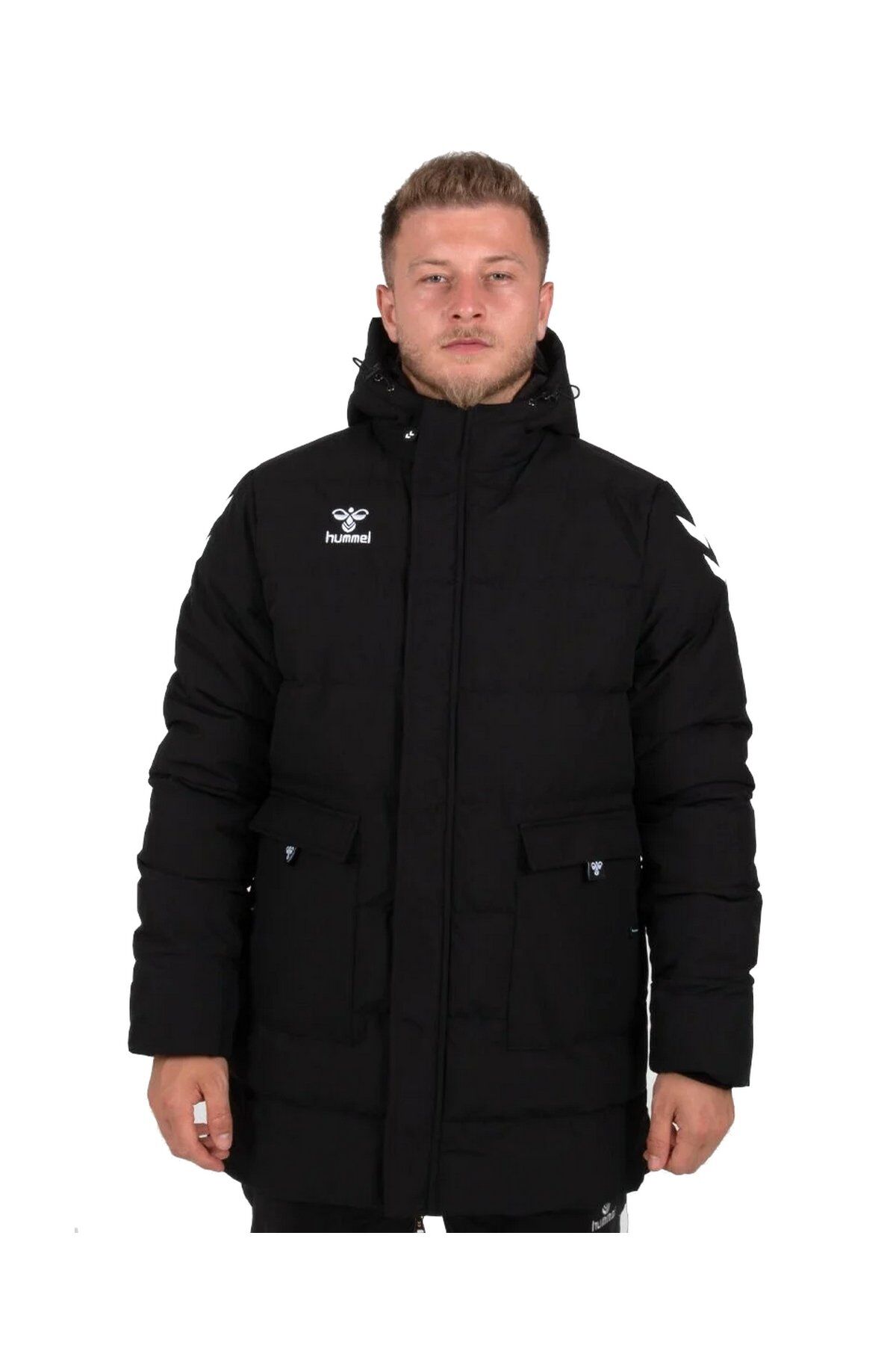 Hummel 940273-2001 Line Zipcoat Erkek Mont Siyah