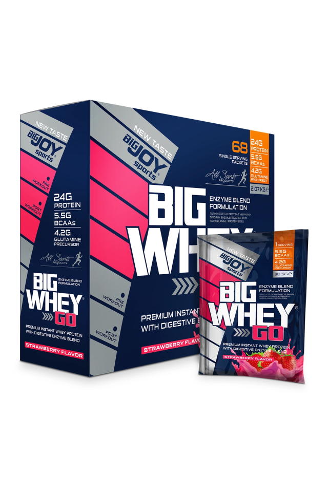BigJoy Sports BigWhey GO Çilek 2.07 kg 68 Servis