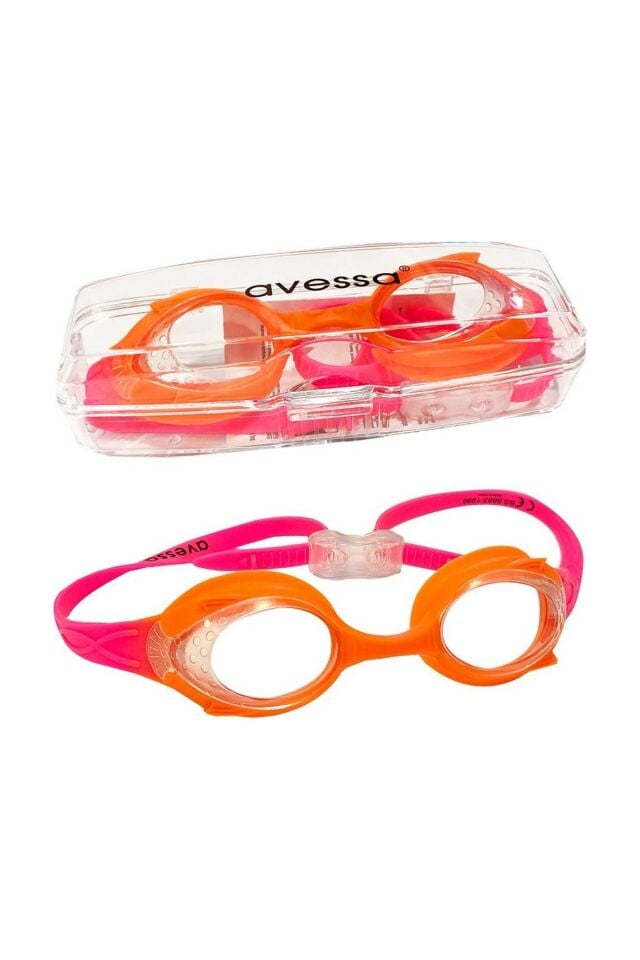 Avessa AVS-GS28-PT Çocuk Yüzücü Gözlüğü Pembe/Turuncu