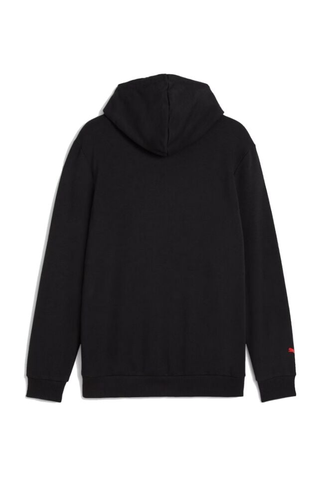 Puma F1 ESS Logo Hoodie Erkek Kapüşonlu Sweatshirt Siyah 62585301