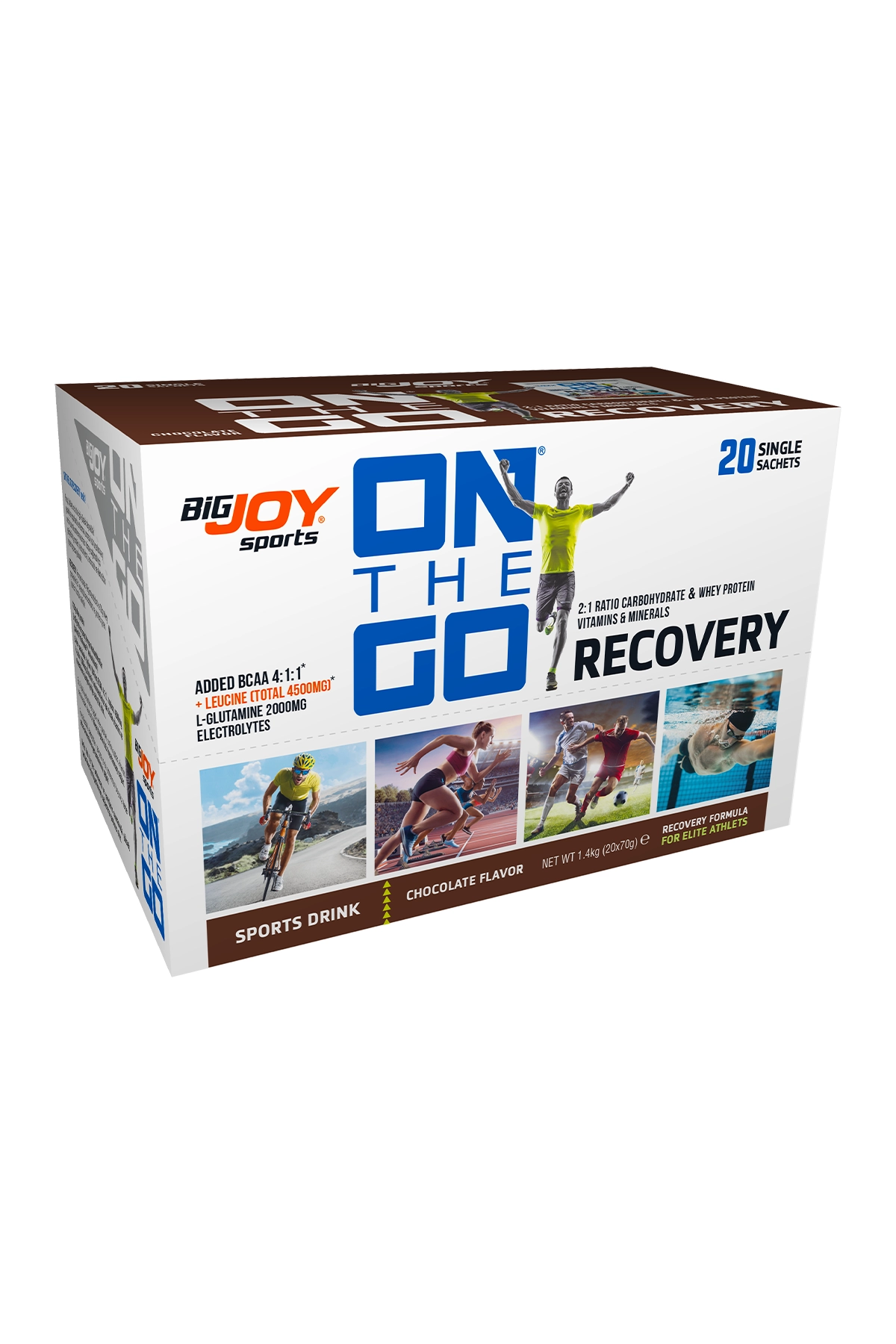 BigJoy Sports On The Go Recovery Çikolata 70g x 20 Saşe
