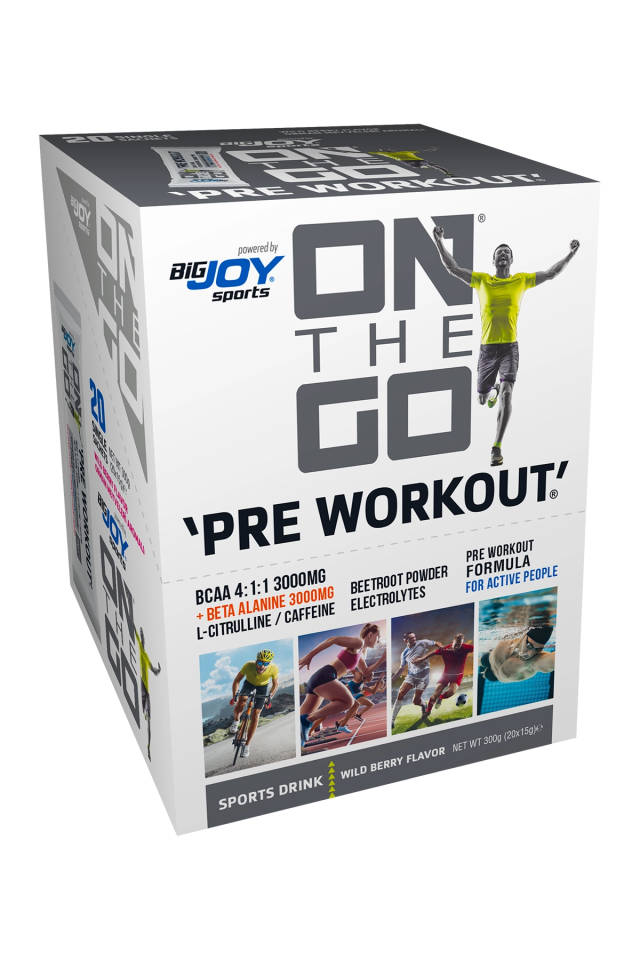 BigJoy Sports On The Go Pre-Workout Orman Meyveli 15g x 20 Saşe