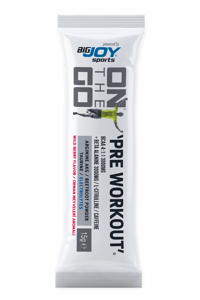 BigJoy Sports On The Go Pre-Workout Orman Meyveli 15g x 20 Saşe