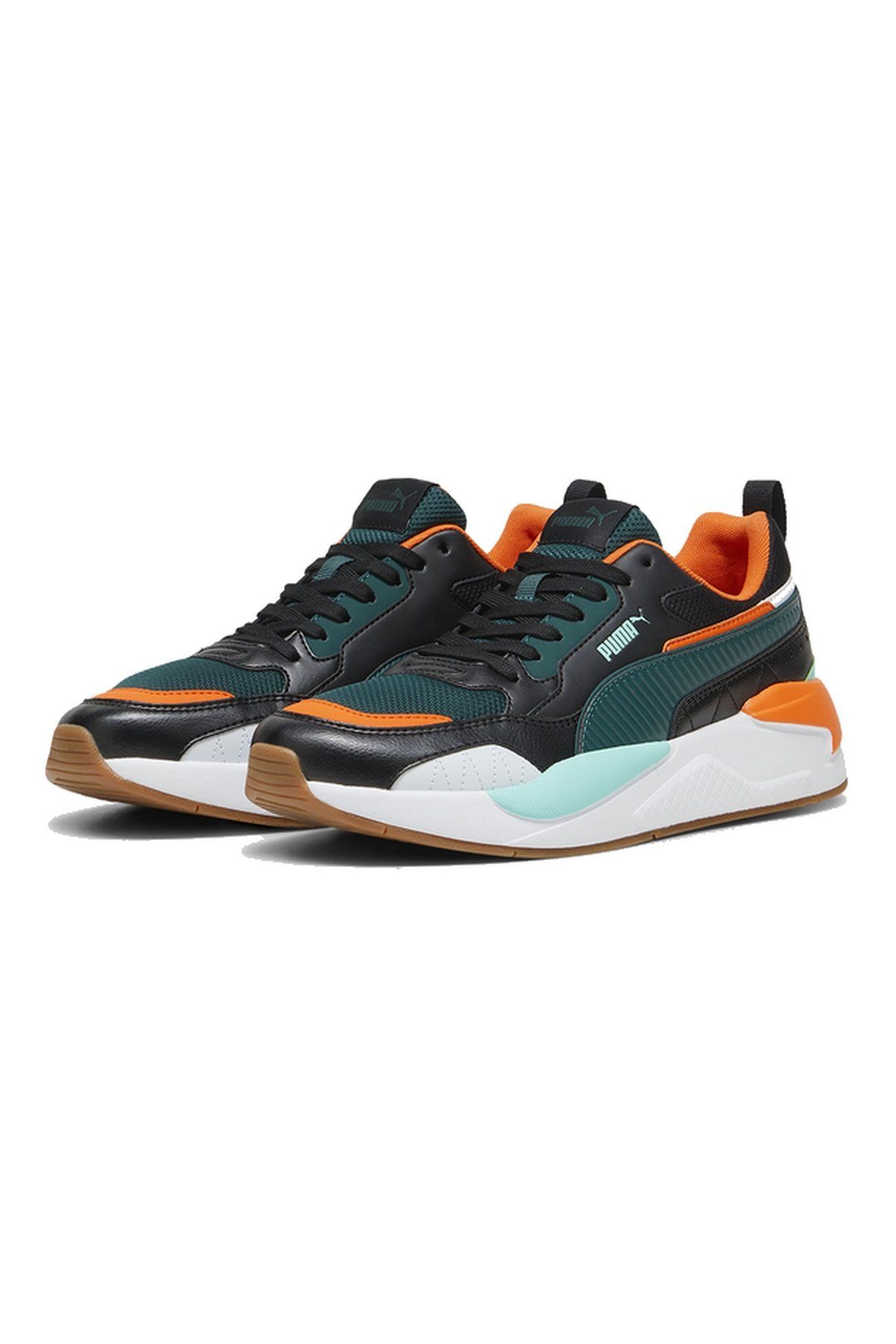 Puma X-Ray 2 Square Sport Style Erkek Günlük Spor Ayakkabı Siyah/Yeşil 37310890 40