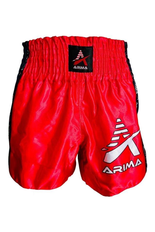 Arima 10041 Kick Boks Şort Kırmızı Beyaz XL