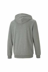 Puma ESS Small Logo FZ Hoodie TR Medium Gray Heather-Cat Erkek Sweatshirt Gri 58670453 M