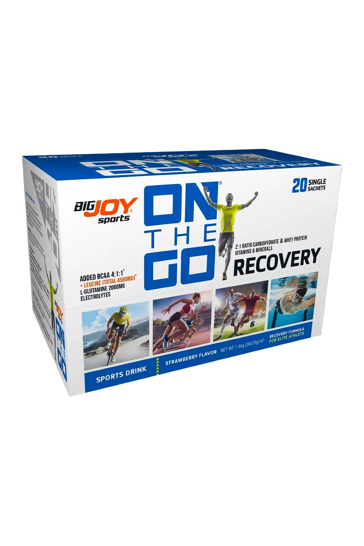 BigJoy Sports On The Go Recovery Çilek 70g x 20 Saşe