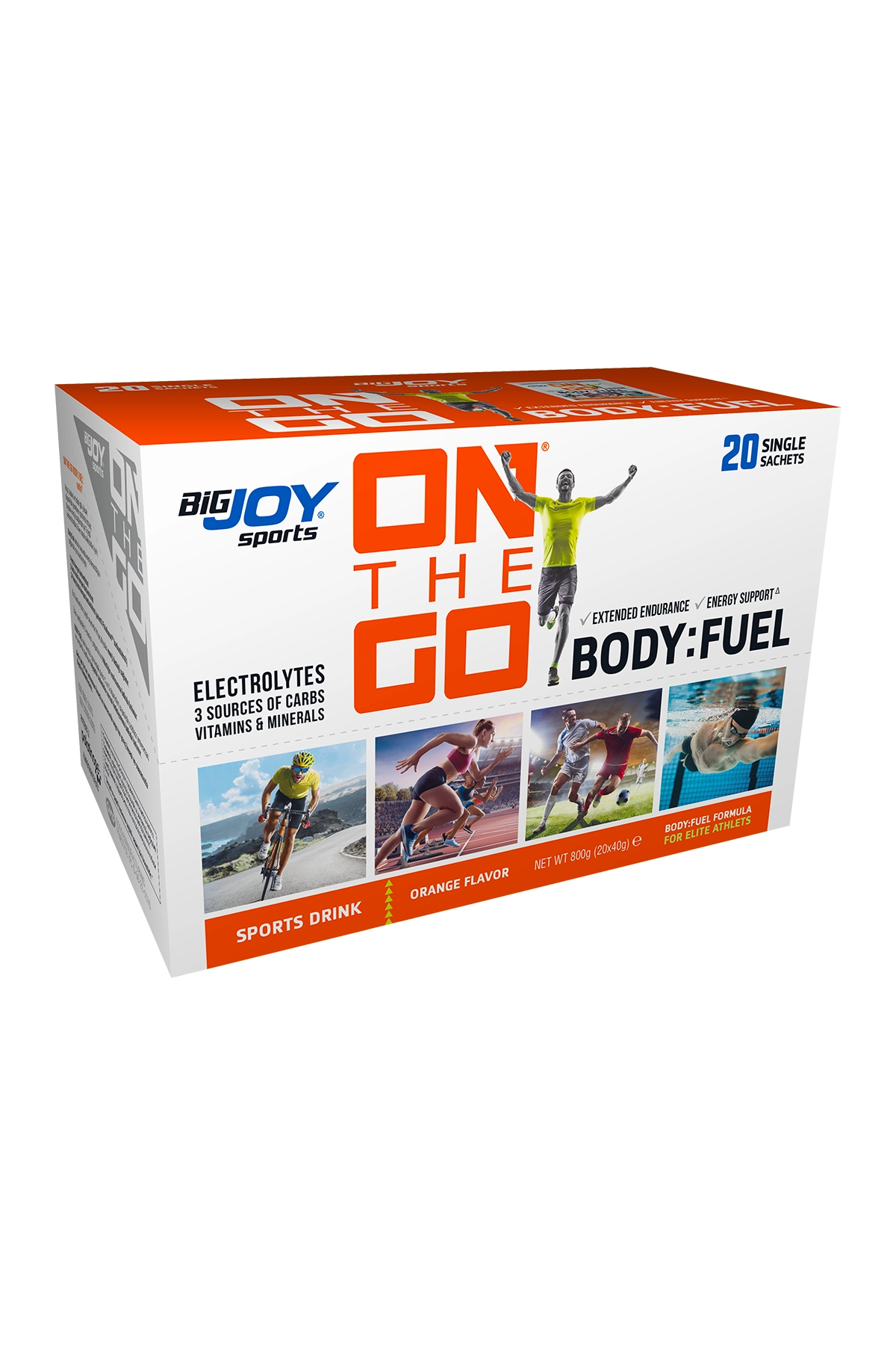 BigJoy Sports On The Go Body Fuel Portakal 40g x 20 Saşe