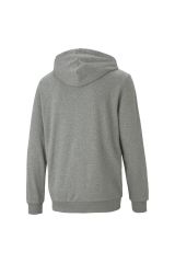Puma ESS Small Logo FZ Hoodie TR Medium Gray Heather-Cat Erkek Sweatshirt Gri 58670453 2XL