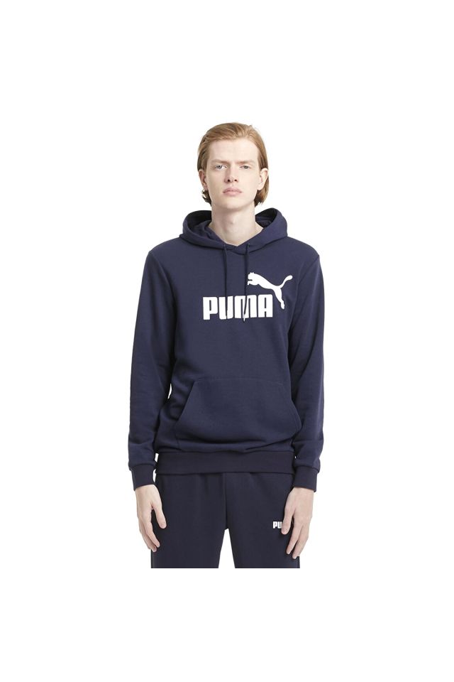 Puma ESS Big Logo Hoodie TR Peacoat Erkek Günlük Spor Sweatshirt Lacivert 58668806