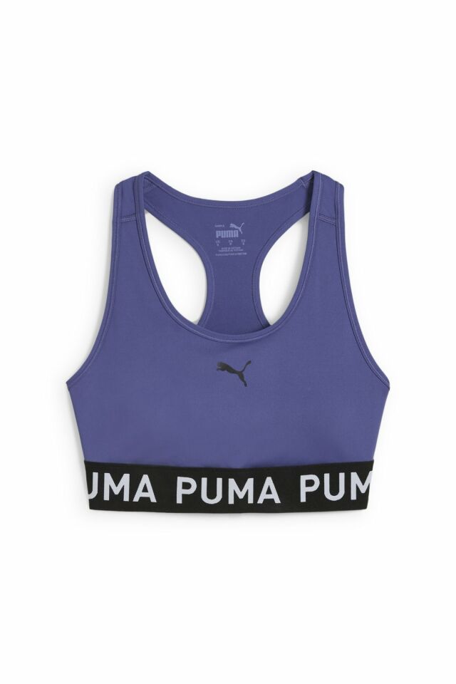 Puma 4Keeps Elastic Bra P Bayan Spor Sütyen Bra Mavi 52696203 S