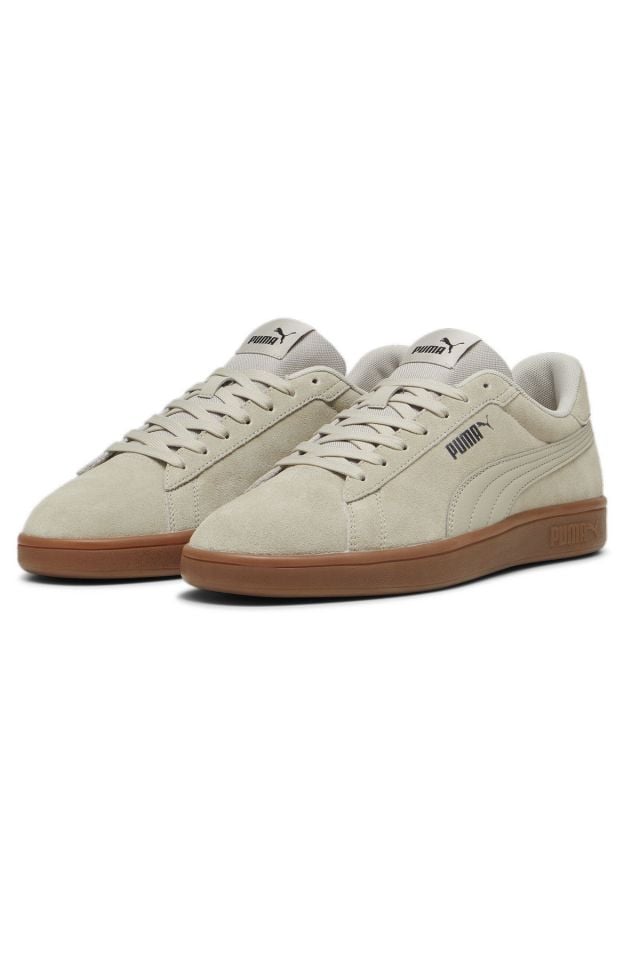 Puma Smash 3.0 Sport Style Erkek Günlük Spor Ayakkabı Bej 39098417