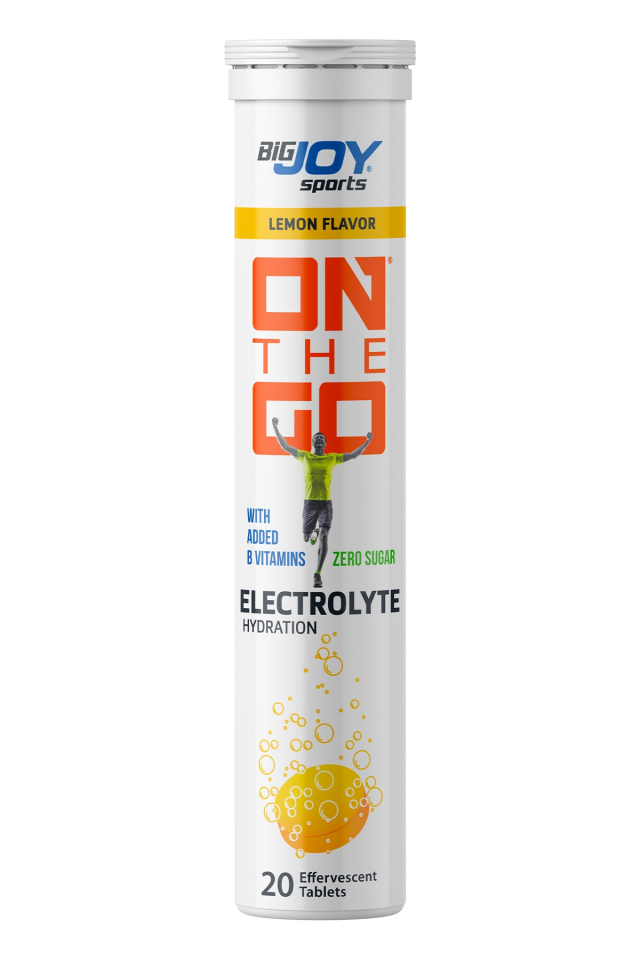 BigJoy Sports On The Go Electrolyte Hydration Limon 20 Efervesan Tablet x 8 Adet