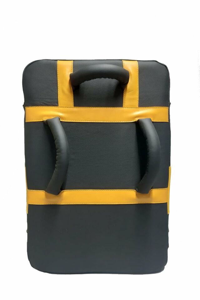 Gym Shock Düz Darbe Yastığı Büyük 60*40*15cm Sarı-Siyah