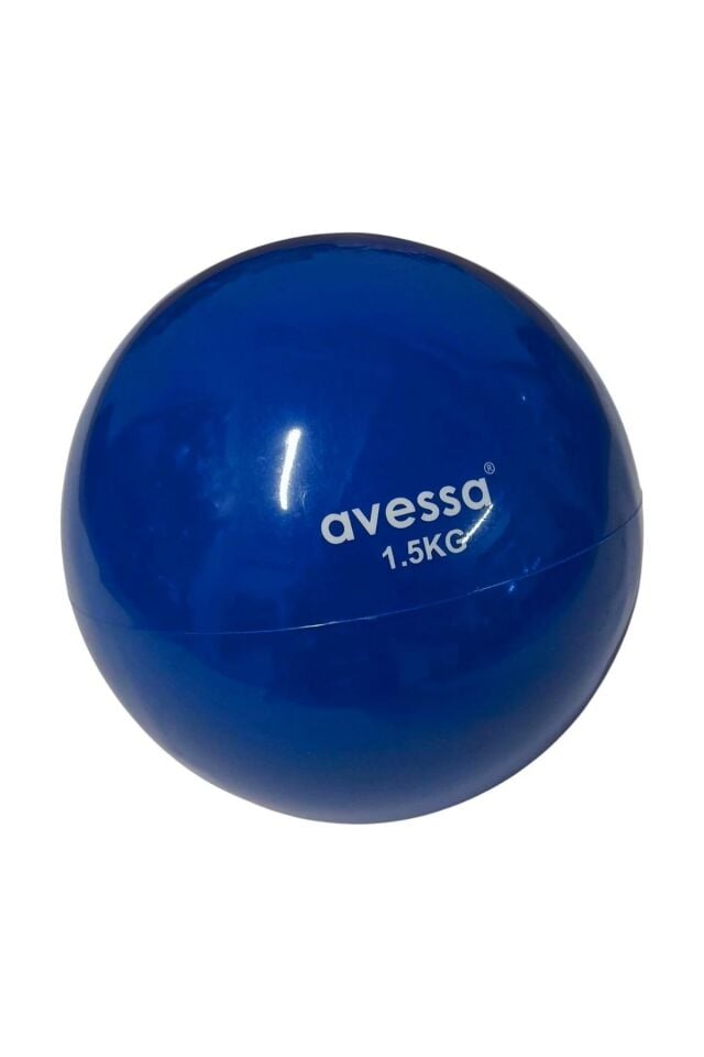 Avessa PTB-30 Pilates Toning Ball 1.5 Kg Egzersiz Topu Mavi
