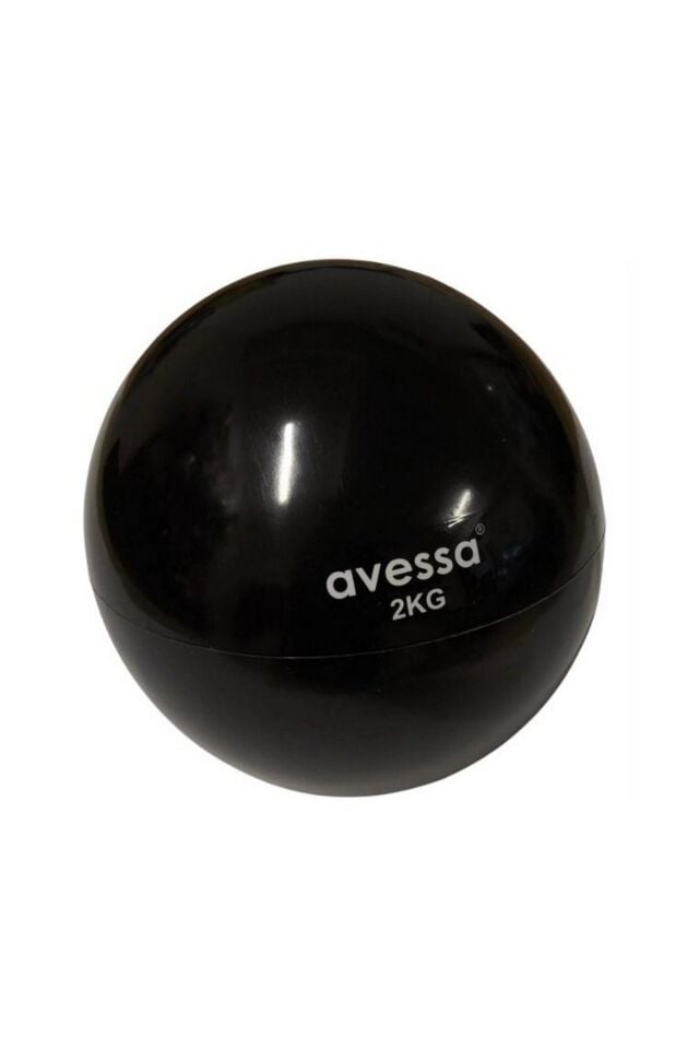 Avessa PTB-40 Pilates Toning Ball 2 Kg Egzersiz Topu Siyah