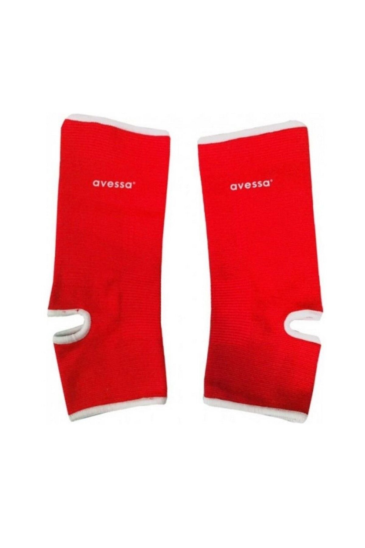 Avessa RAS-100 Muay Thai Ayak Bilek Koruyucu Kırmızı S