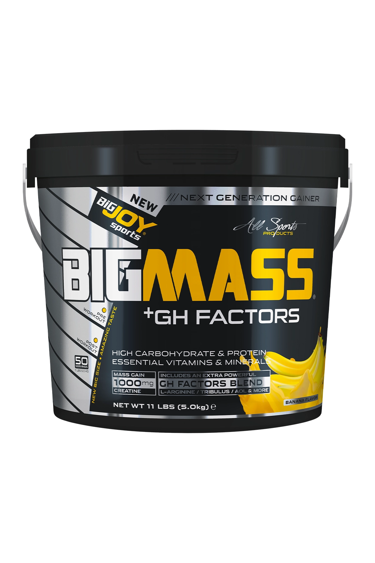 BigJoy Sports BigMass GH Factors Muz 5000g 50 Servis