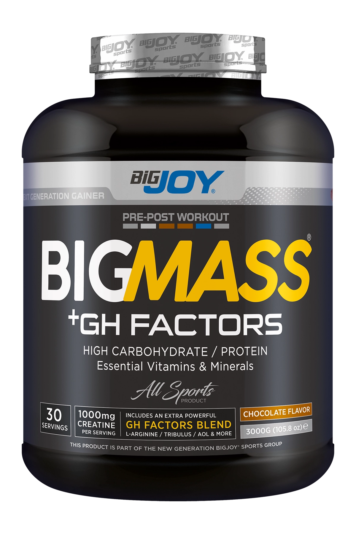 BigJoy Sports BigMass GH Factors Çikolata 3000g 30 Servis