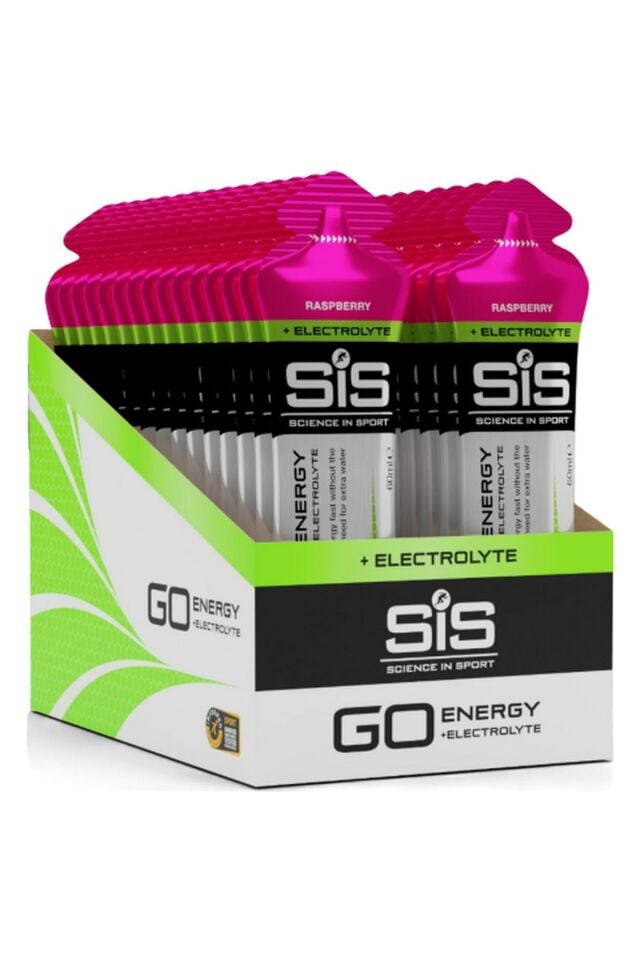 Sis Go Energy + Electrolyte Gel Ahududu Aromalı Jel 60 ml x 30 Adet