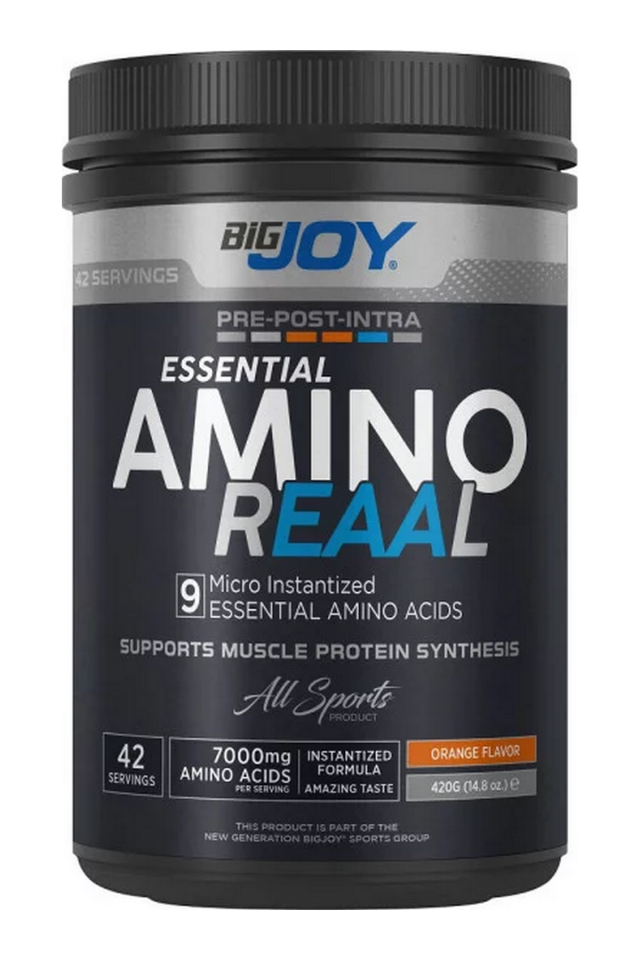 BigJoy Sports Amino REAAL Portakal 420g 42 Servis
