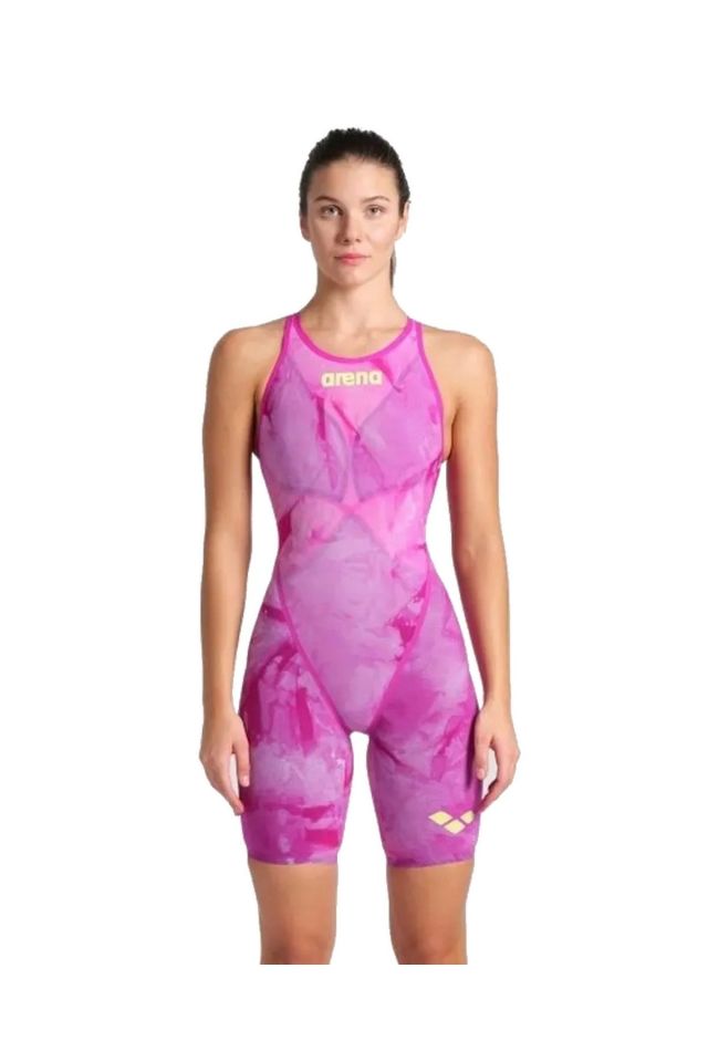 Arena W Powerskin Carbon Glide Le Ob Bayan Yüzücü Yarış Mayosu Pembe 006310150