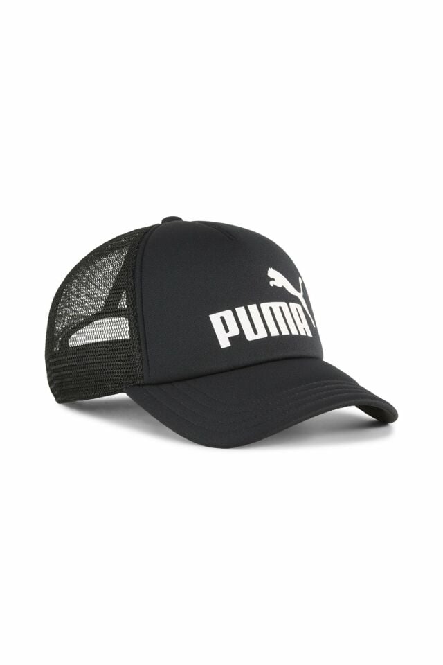 Puma Ess No. 1 Logo Trucker Cap Unisex Günlük Spor Şapka Siyah 02598601