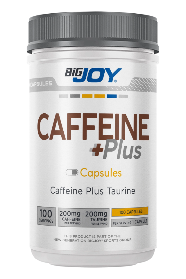 BigJoy Sports Caffeine Plus+ 100 Kapsül 100 Servis