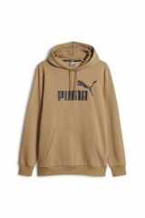 Puma ESS Big Logo Hoodie FL (s) Toasted Unisex SweatShirt Bej 58668786 XL