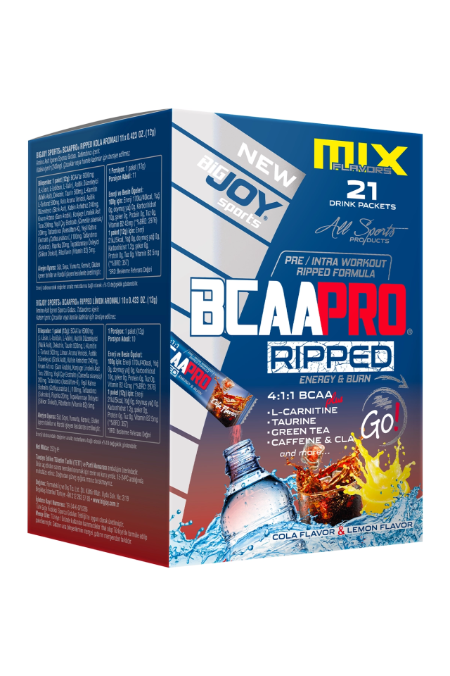 BigJoy Sports BCAAPro Ripped Go! Mix Aroma 12g x 21 Adet