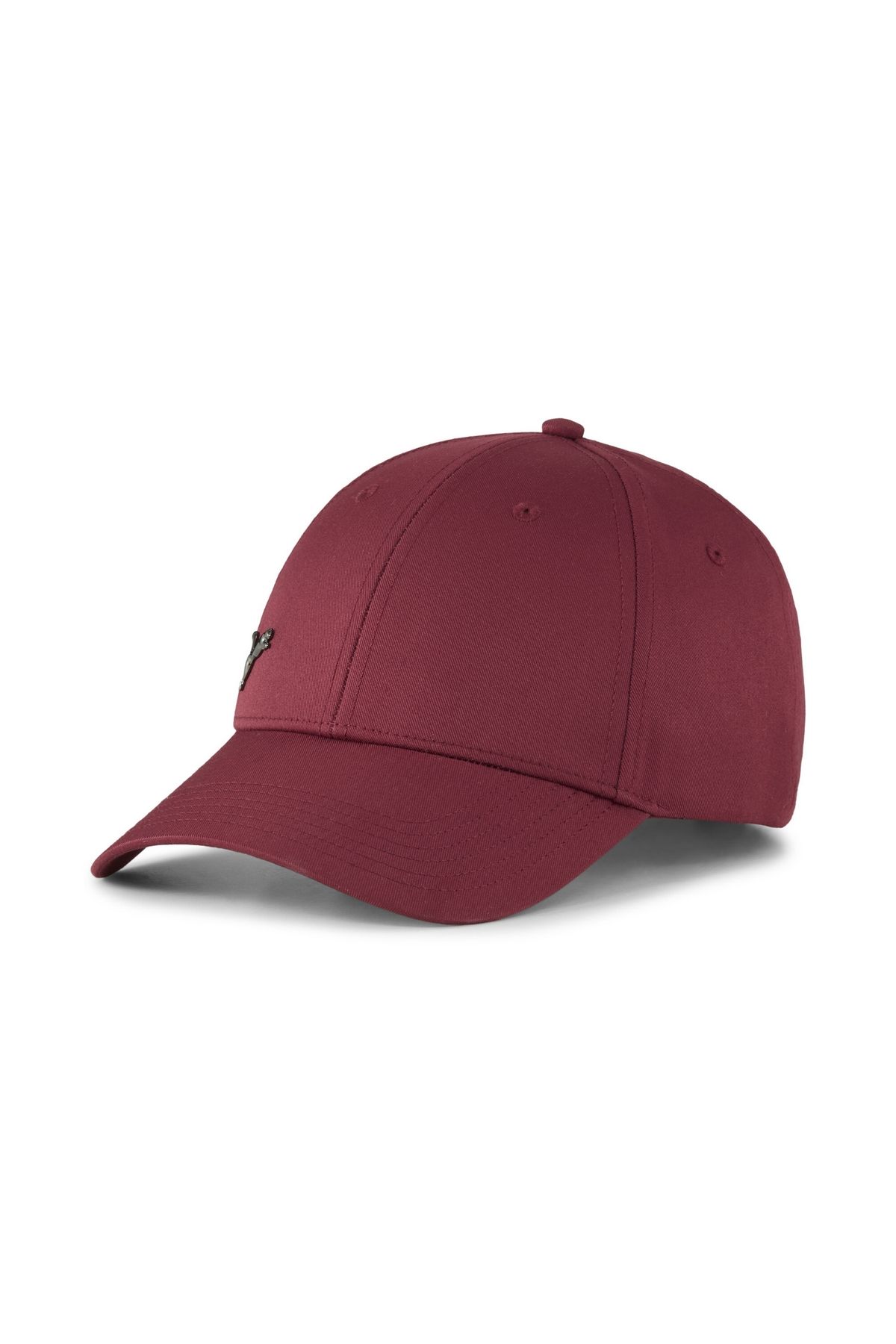 Puma Ess Metal Puma Cat Logo BB Cap Unisex Günlük Spor Şapka Bordo 02599408