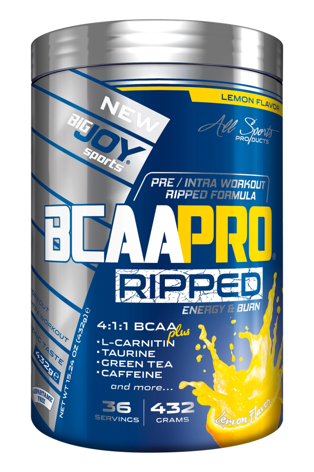 BigJoy Sports BCAAPro 4:1:1 Ripped Limon 432g 36 Servis