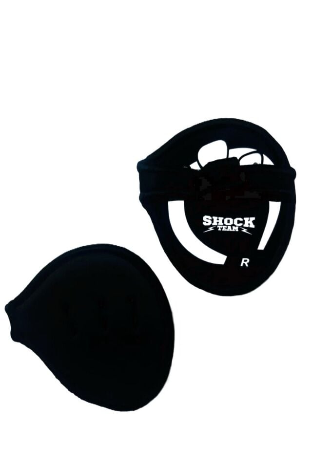 Shock Team Weightlifting Grip Pads Ağırlık Kaldırma Pedi Siyah/Beyaz