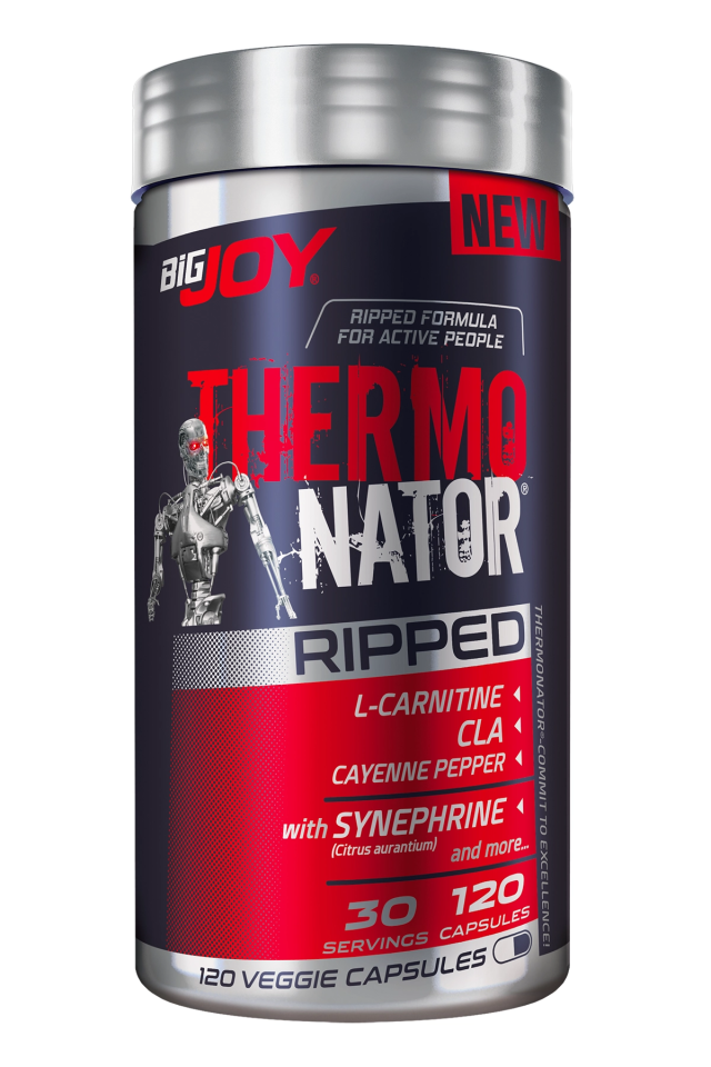 BigJoy Sports Thermonator Ripped 120 Bitkisel Kapsül 30 Servis