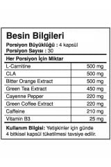 BigJoy Sports Thermonator Ripped 120 Bitkisel Kapsül 30 Servis