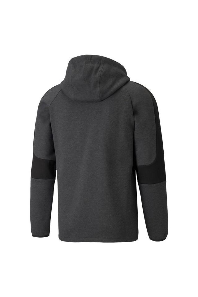 Puma Evostripe Core FZ Hoodie Dark Gray Heather Kapüşonlu Erkek Sweatshirt Koyu Gri 58581207