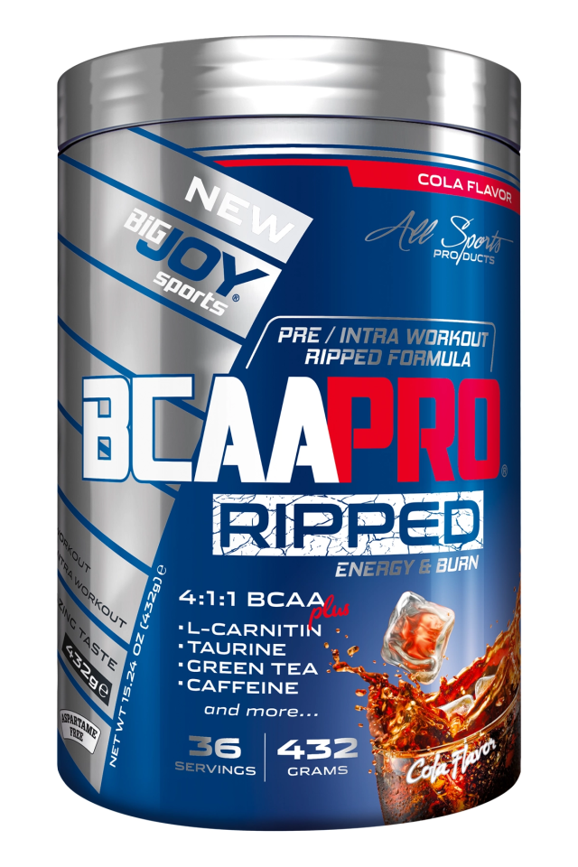 BigJoy Sports BCAAPro 4:1:1 Ripped Cola 432g 36 Servis