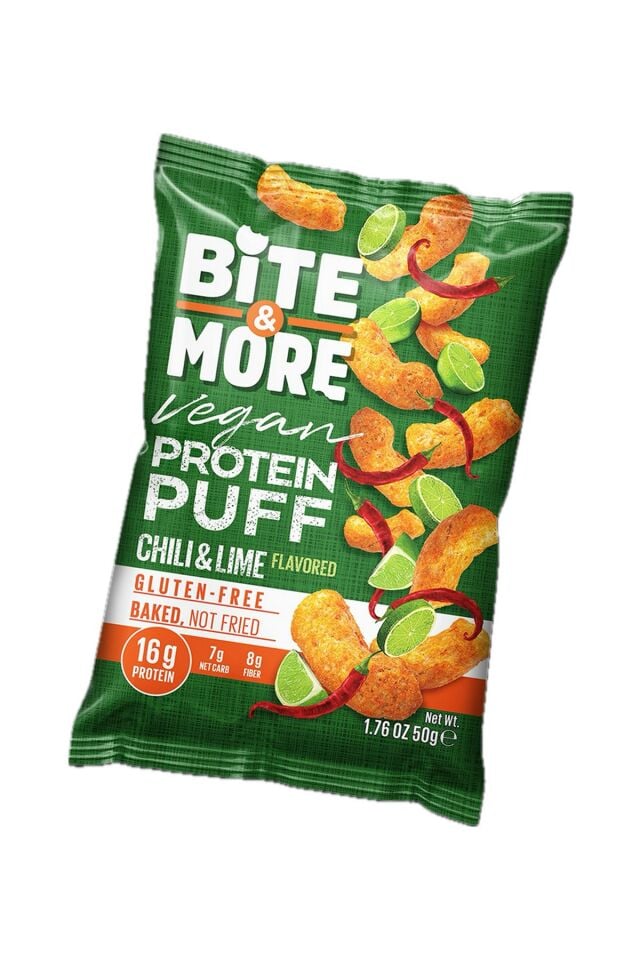 Bite & More Protein Buff Cips Chili Lime Flavored 50Gr